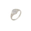 925 Crt Sterling Silver Best Price Best Quailty Handcraft   Gold Plated White Zirconia Plain Oval Ring Wholesale Turkish Jewelry